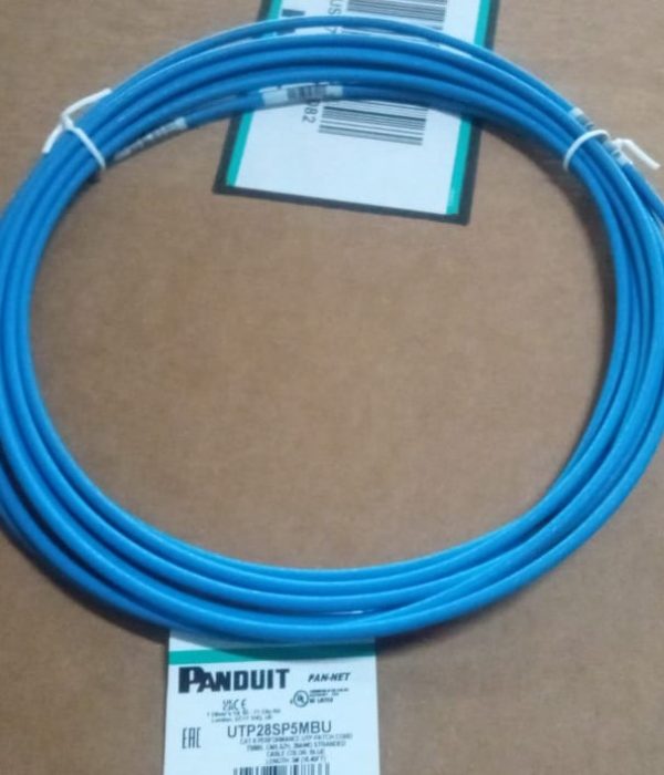 PATCH CORD CAT 6 -5Mtr 28 AWG PANNET [UTP28SP5MBU] Panduit